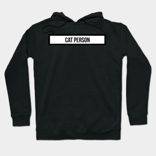 Cat Person Hoodie